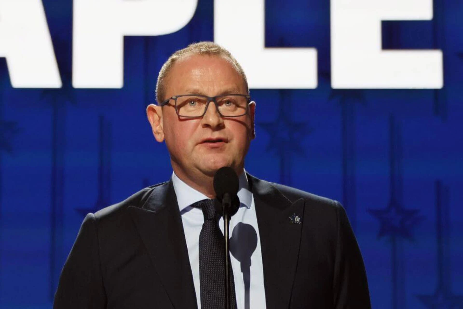 NASHVILLE, TENNESSEE - JUNE 28: Brad Treliving of the Toronto Maple Leafs attends the 2023 NHL Draft at the Bridgestone Arena on June 28, 2023 in Nashville, Tennessee. (Photo by Bruce Bennett/Getty Images)