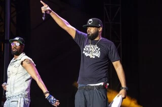 RZA, left, and Ghostface Killah of Wu-Tang Clan perform during KAABOO 2019 at the Del Mar Racetrack and Fairgrounds on Sept. 13, 2019, in San Diego. (Photo by Amy Harris/Invision/AP, File)