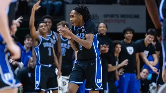 Duke Men's Basketball guard/forward Isaiah Evans at Miami (2/25/25)