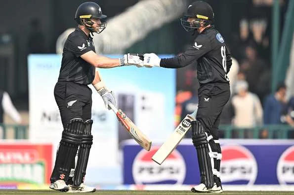 New Zealand won the tri-series in Pakistan last month, with photographer credits to Getty Images, showcasing their impressive cricket skills.