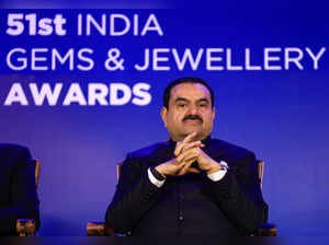 FILE PHOTO: Indian billionaire Adani attends 51st Gems and Jewellery Awards in Jaipur