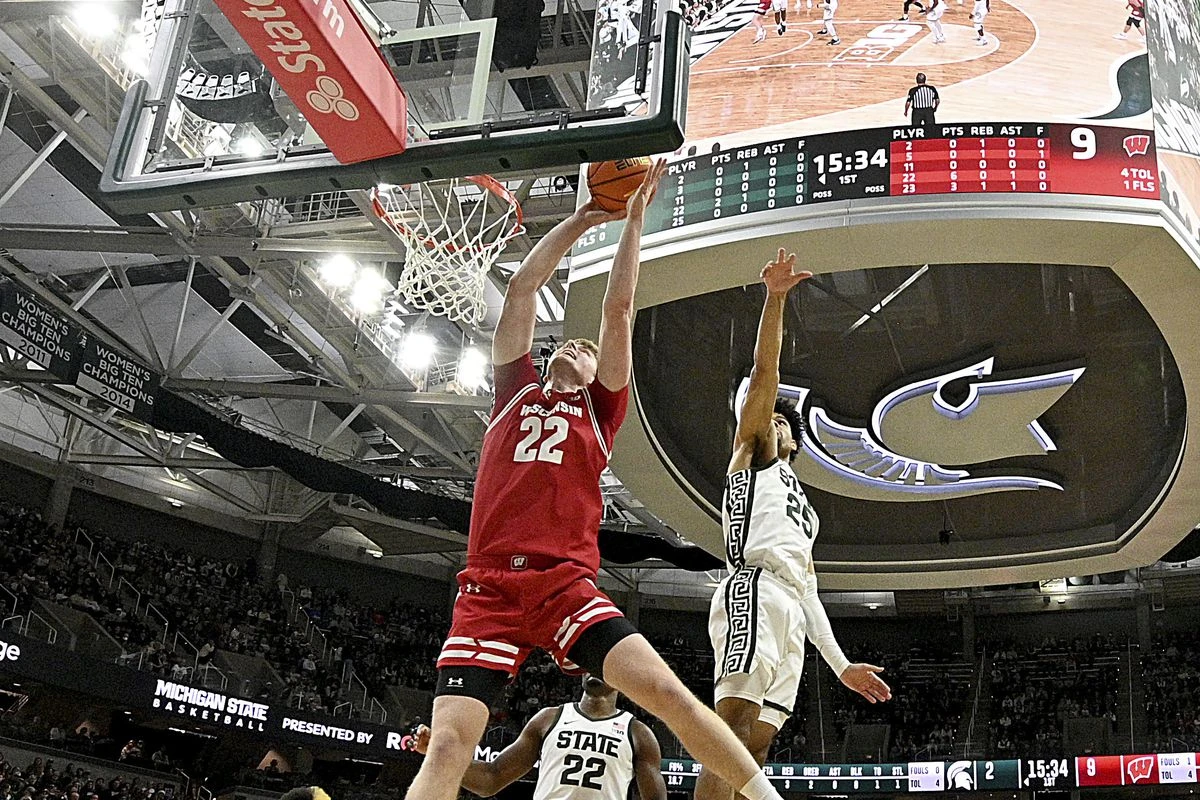 NCAA Basketball: Wisconsin at Michigan State