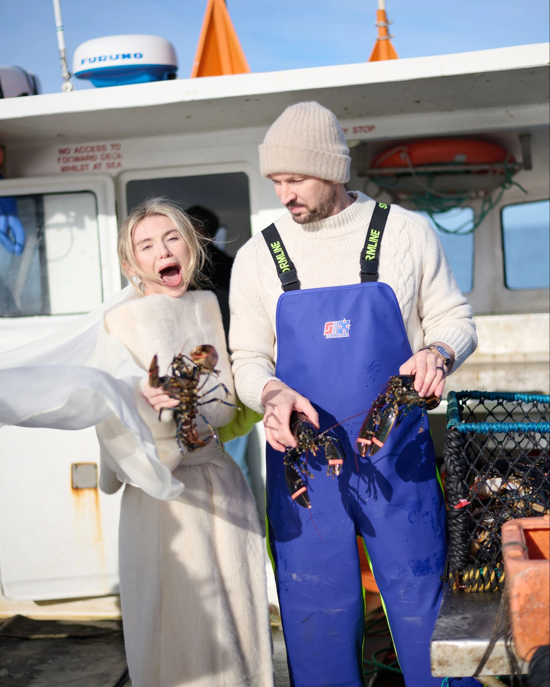 BrewDog founder James Watt and TV personality Georgia Toffolo on their wedding day (James Watt/Georgia Toffolo/PA)