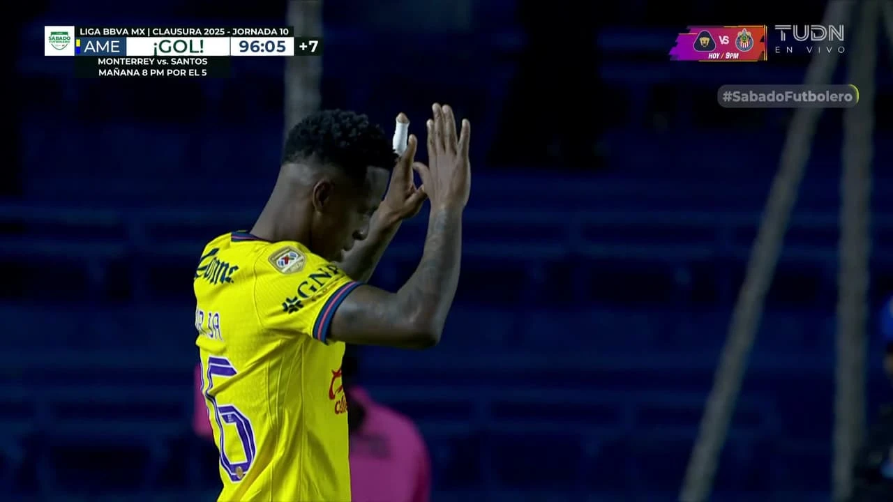 ¡Goleada del América! Brutal asistencia de Valdés y mejor definición de Borja