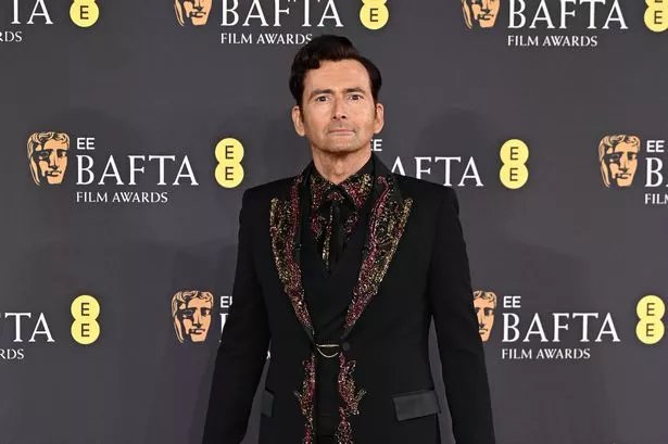 David Tennant attends the 2025 EE BAFTA Film Awards at The Royal Festival Hall on February 16, 2025 in London, England.