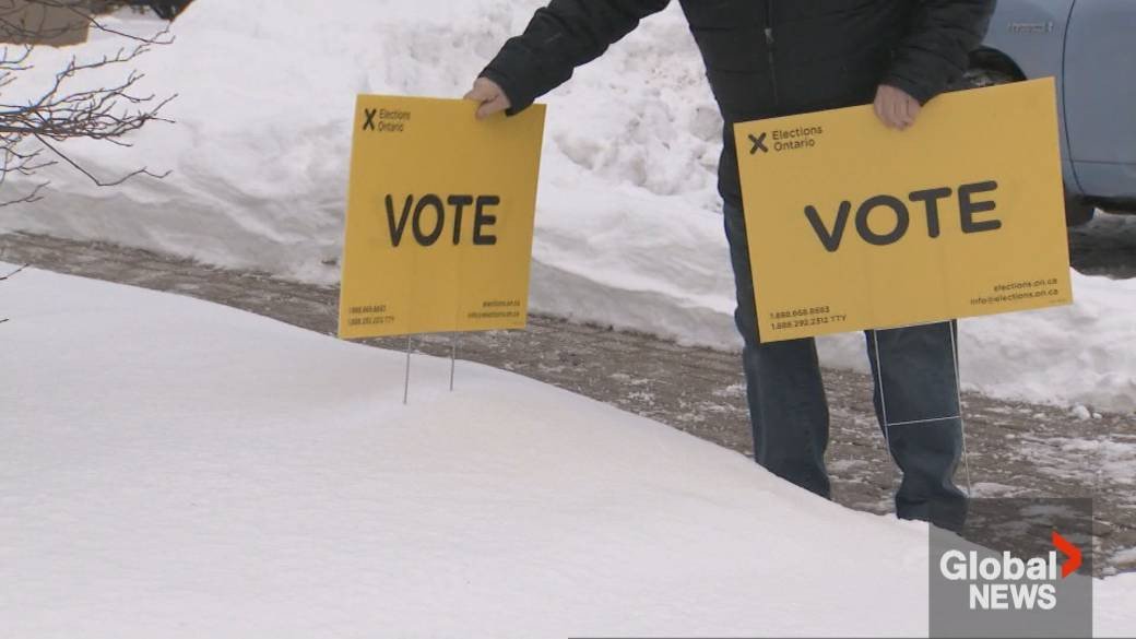 Click to play video: 'Advanced voting opens for Ontario election'