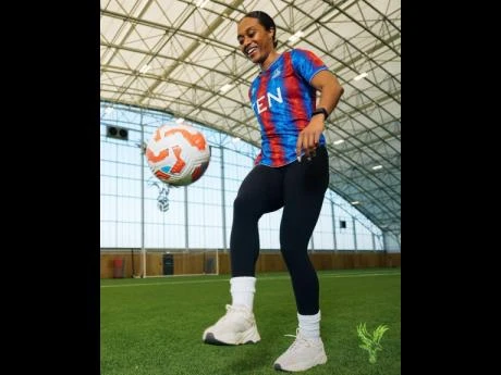 Jamaican international Allyson Swaby gets comfortable with her environment at Crystal Palace.