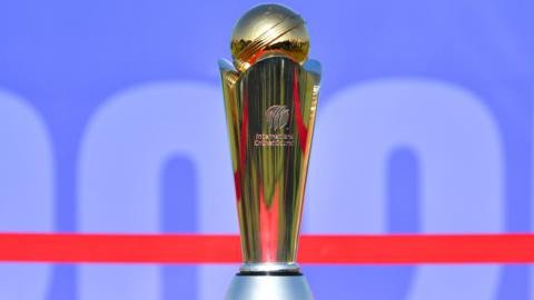 The trophy for the Champions Trophy