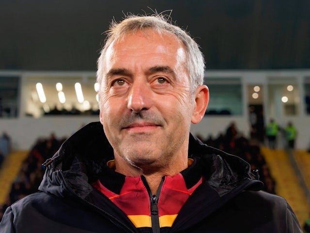 Lecce coach Marco Giampaolo on December 1, 2024