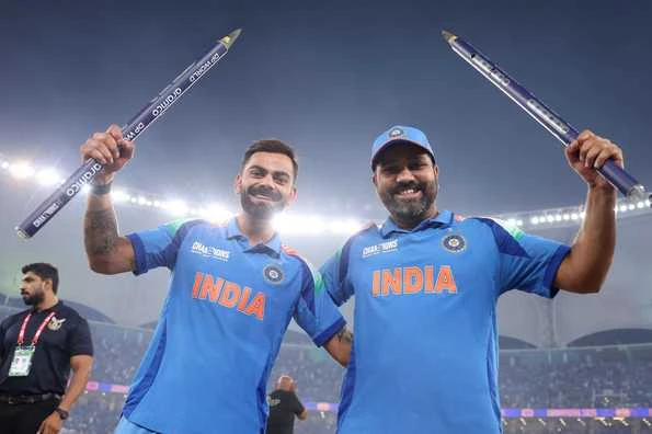 "India celebrates their ICC Champions Trophy 2025 win with a thrilling 4-wicket victory in the final, photo by Getty Images"