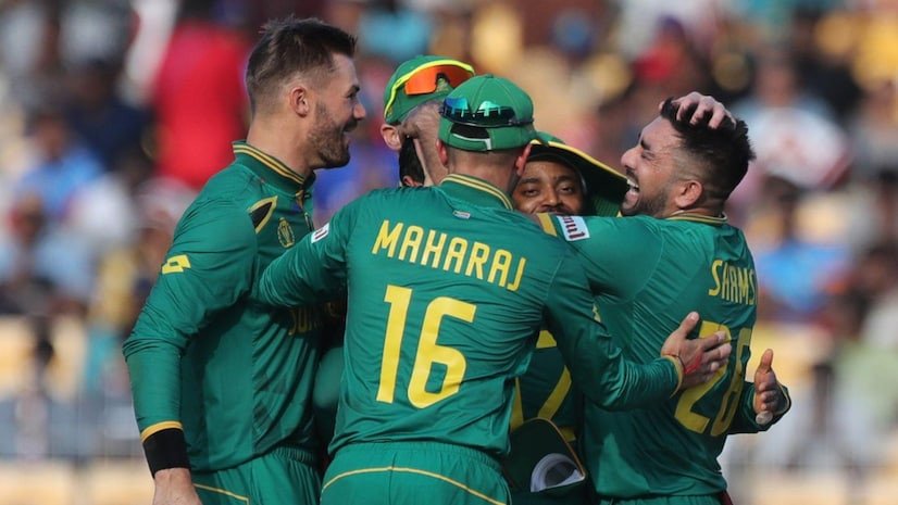 South Africa cricket team beat Pakistan in a thriller in Chennai. Photo: X