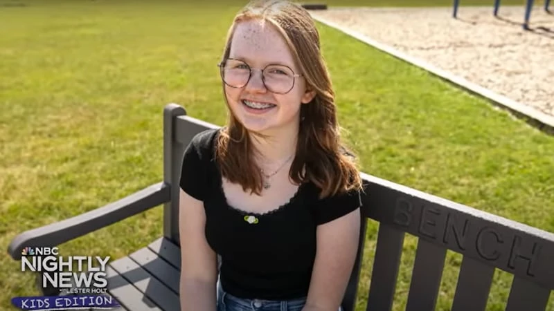 Fort Wayne teen to be featured on NBC Nightly News: Kid’s Edition Saturday morning