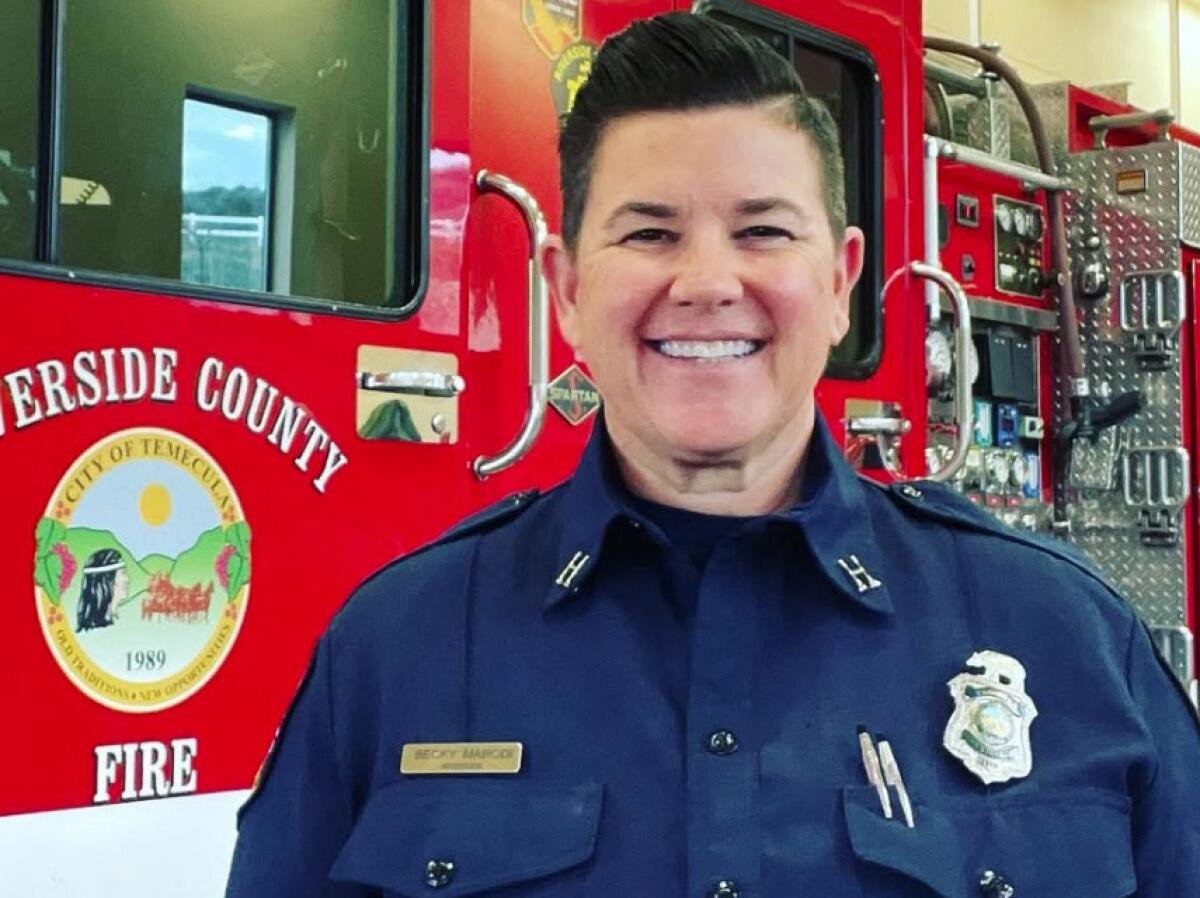 Cal Fire captain Rebecca Marodi was fatally stabbed at a residence on Rancho Villa Road in Ramona.