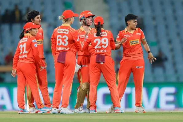 Gujarat Giants Women, led by Ashleigh Gardner, face table-toppers Delhi Capitals Women, captained by Meg Lanning, on the back of consecutive wins in WPL 2025, photo by Gujarat Giants.