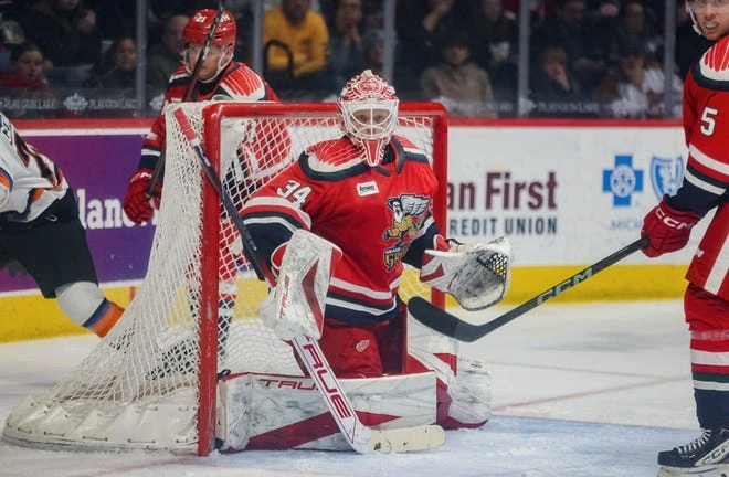 Grand Rapids goalie Ville Husso stopped 35 shots to improve his record to 8-4-0 after a 5-4 shootout win over Lehigh Valley on Friday at Van Andel Arena.