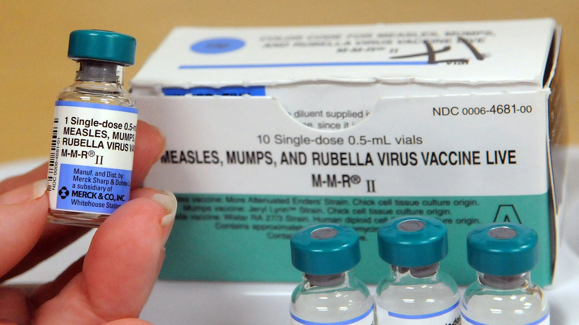 Measles, mumps and rubella vaccines.