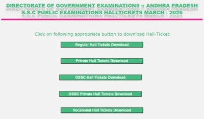 AP SSC admit card 2025 released for March public exams: Direct link to download