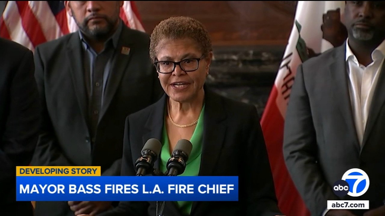 Mayor Bass fires LAFD Chief Kristin Crowley 'effective immediately'