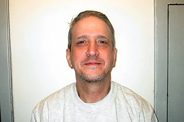 This photo provided by the Oklahoma Department of Corrections shows death row inmate Richard Glossip on Feb. 19, 2021. (Oklahoma Department of Corrections via AP, File)