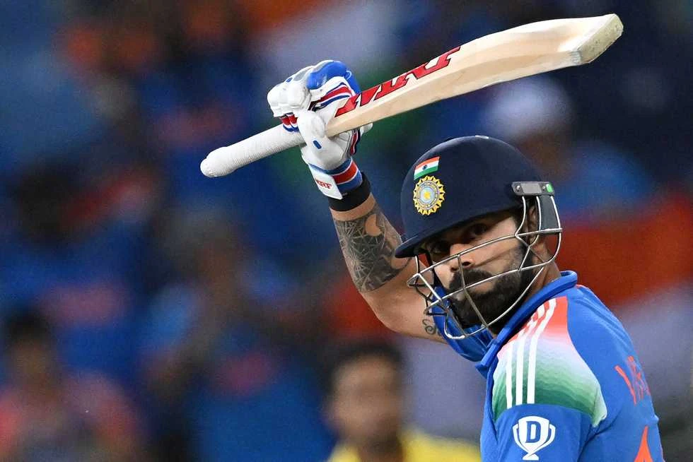 "Kohli anchored the chase with trademark precision on a tricky pitch in a high-pressure semifinal" - Photo by Getty Images