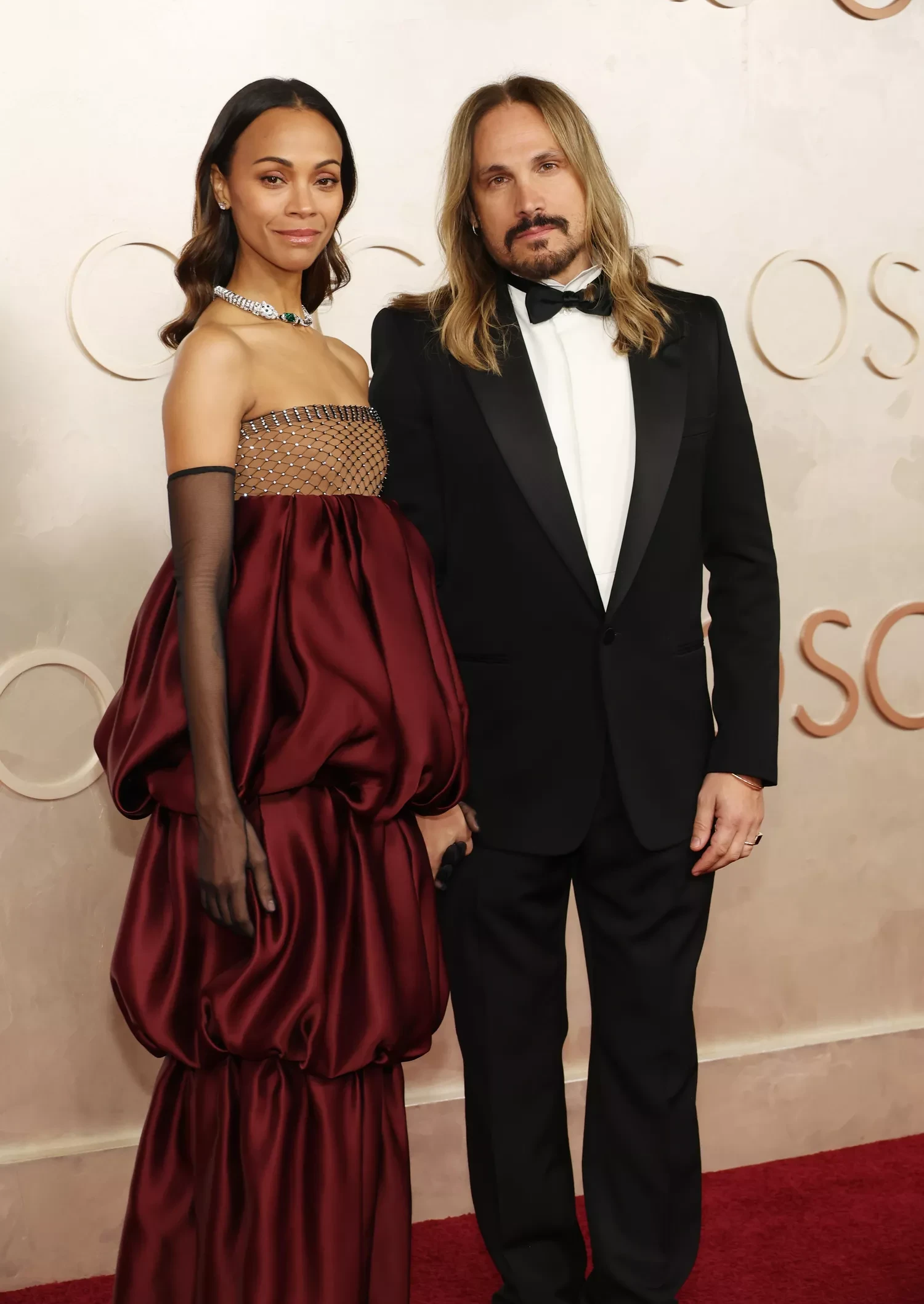 Zoe Saldana and Marco Perego Saldana attend the 97th Annual Oscars