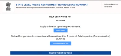 Assam Police SI 2024 final answer key released: Direct link to download here