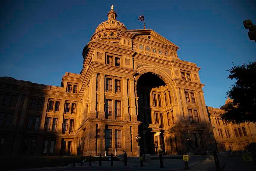 The Texas Capitol on Feb. 1, 2021.