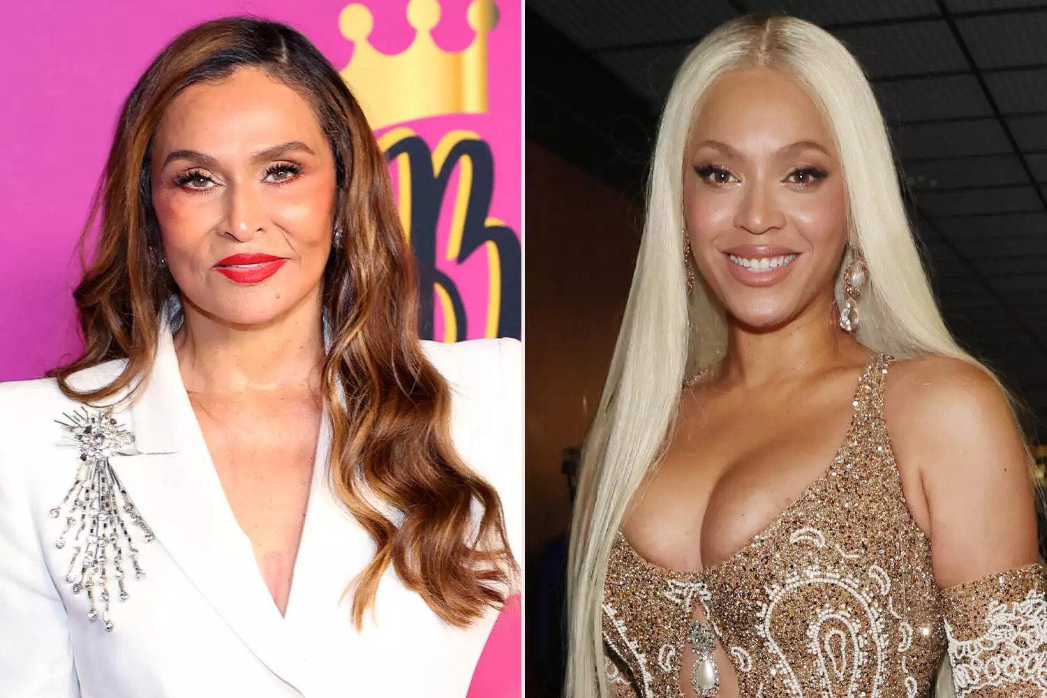 Tina Knowles attends the Black Excellence Brunch Proudly Supported by Disney on February 08, 2025 in Glendale, California. Beyonce attends the 67th Annual GRAMMY Awards at Crypto.com Arena on February 02, 2025 in Los Angeles, California.