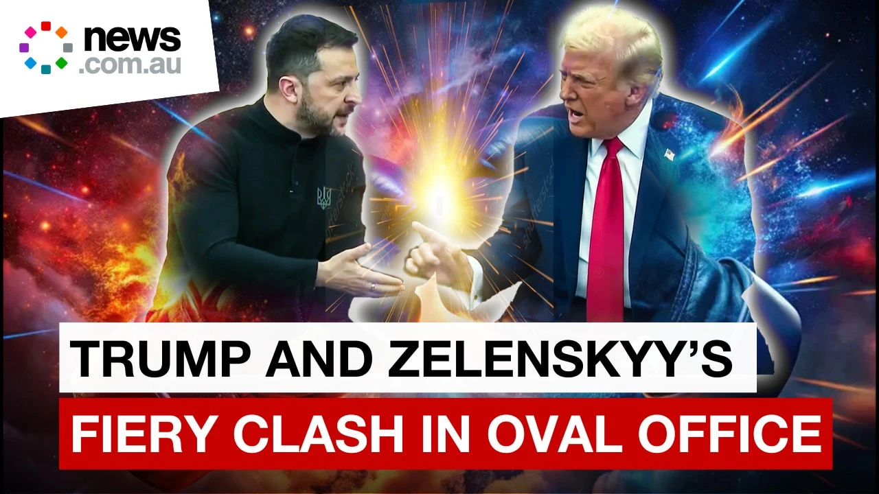 Trump and Zelensky have fiery clash in the Oval Office