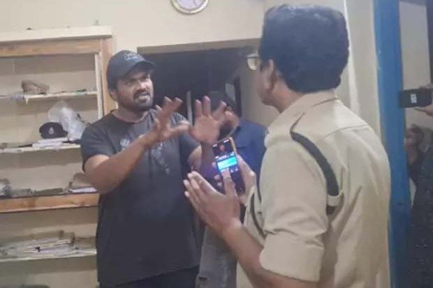 Manchu Manoj Protests at Police Station Over Alleged Harassment