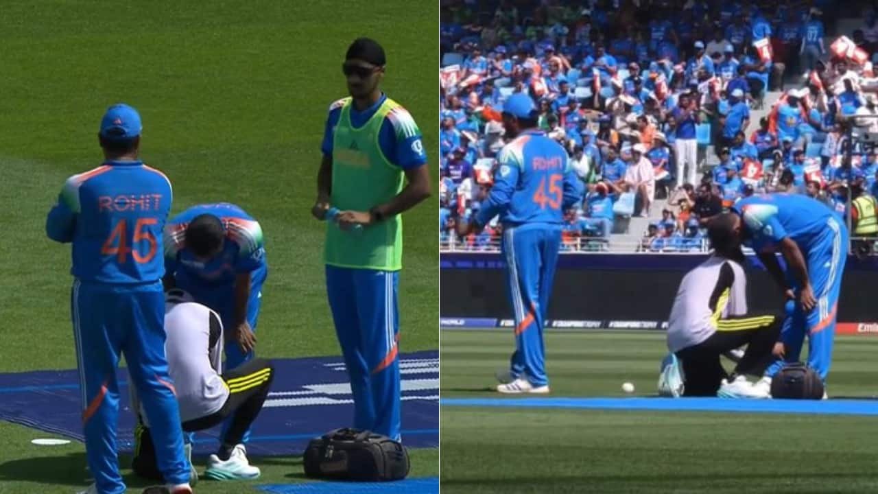 India vs Pakistan: Mohammed Shami leaves field after struggling with ankle.