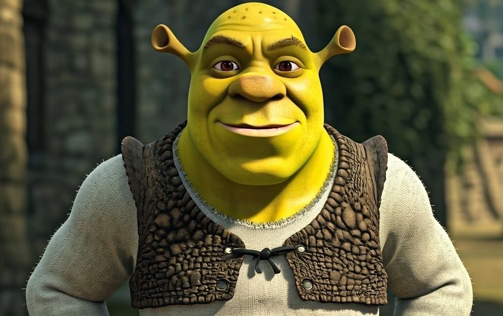 shrek,posing