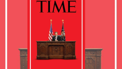 New Time Magazine cover shows Elon Musk behind Resolute Desk as President,