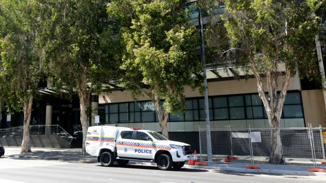 Western Australia Police are investigating after a man was found dead on a road in Dudley Park.  Picture: NCA NewsWire / Sharon Smith